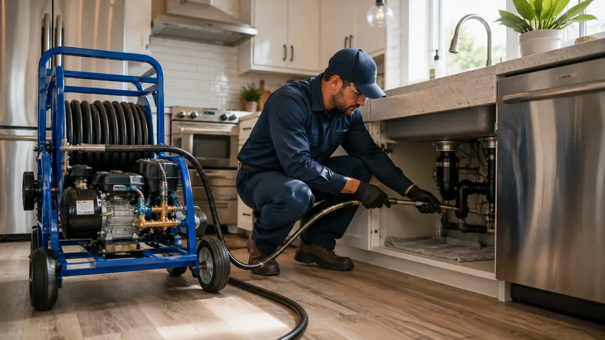 Kitchen Drain Hydro Jetting in Springville