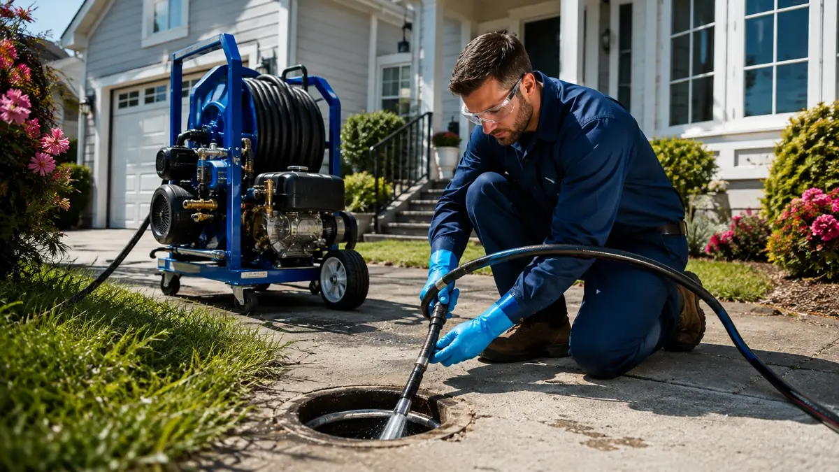 Residential Hydro Jet Drain Cleaning in Springville