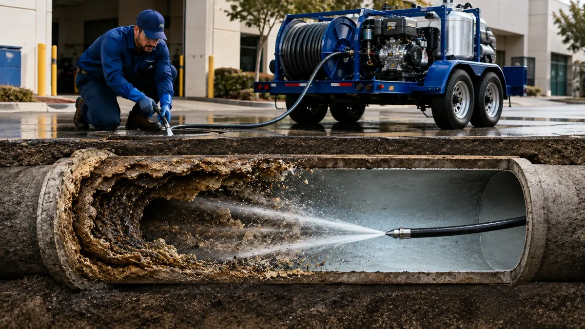 Sewer Pipe Descaling in Springville